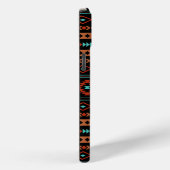 Coques Case-Mate iPhone Aztec Rusts Turquoise Noir Motifs mélangés Motif (Verso / Droite)