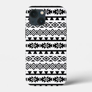 Case-Mate iPhone Case Aztec Stylisé Big Motif II noir sur blanc