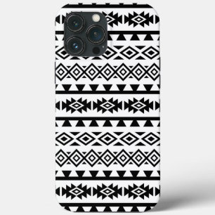 Case-Mate iPhone Case Aztec Stylisé Big Motif II noir sur blanc