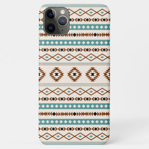 Case-Mate iPhone Case Aztec Turquoise Crème noire en terre cuite Motif 