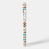 Coques Case-Mate iPhone Aztec Turquoise Terracotta Crème Noire Mixte Motif (Verso / Gauche)