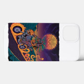 Coques Case-Mate iPhone Aztec Warrior Biker | Serpent et Jaguar (Verso (horizontal))