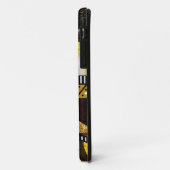 Coques Case-Mate iPhone Aztèque d'or chic de galaxie de parties (Dos/Gauche)