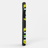 Coques Case-Mate iPhone Aztèque jaune de bruit de zigzag (Dos/Droite)