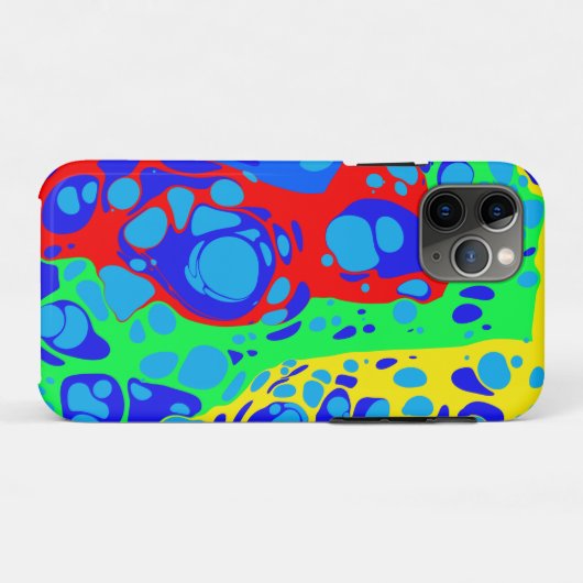 Coques Case-Mate iPhone Azul - Design moderne et abstrait (Dos (Horizontal))
