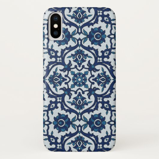 Coques Case-Mate iPhone Azulejos Floral Carrelage Motif (Dos)