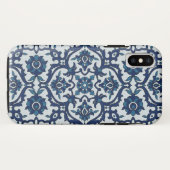 Coques Case-Mate iPhone Azulejos Floral Carrelage Motif (Dos (Horizontal))