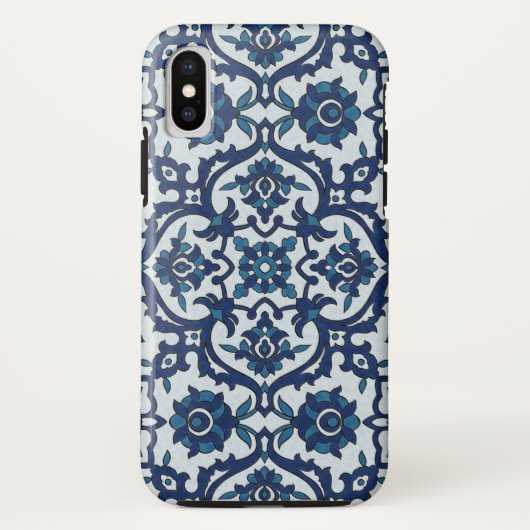 Coques Case-Mate iPhone Azulejos Floral Carrelage Motif (Dos)