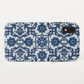 Coques Case-Mate iPhone Azulejos Floral Carrelage Motif (Dos (Horizontal))
