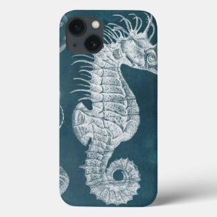 Coques Pour iPhone Azure Seahorse Study I