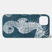 Coques Case-Mate iPhone Azure Seahorse Study I (Verso (horizontal))