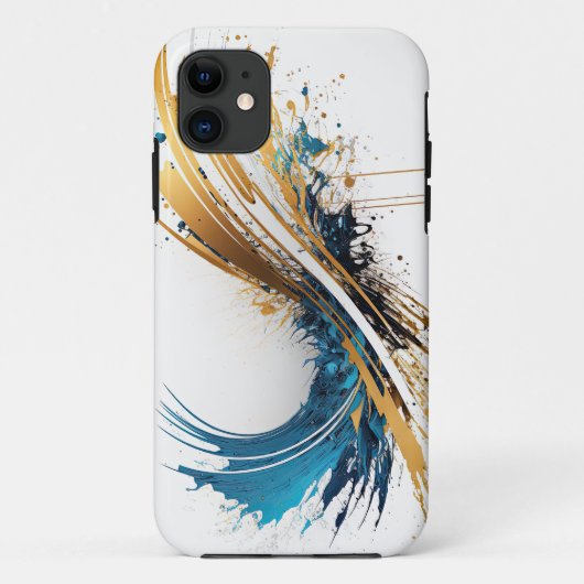Coques Case-Mate iPhone Azure Splash - Boîtes téléphoniques de conception  (Dos)