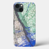 Coques Case-Mate iPhone Azurite Malachite Stone (Verso)
