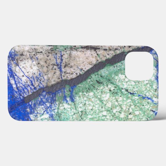 Coques Case-Mate iPhone Azurite Malachite Stone (Verso (horizontal))