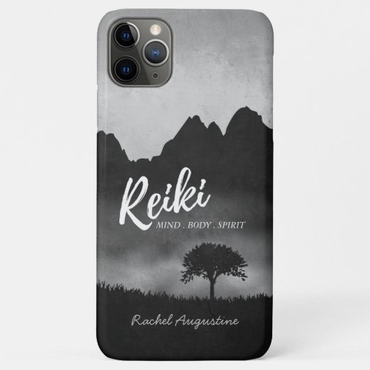 Coques Case-Mate iPhone B&W Natural Reiki Master Yoga moniteur de médiatio (Dos)