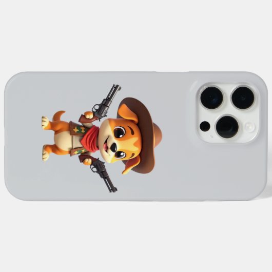 Coques Case-Mate iPhone Baby Cowboy Dog iPhone/iPad Case (Verso (horizontal))