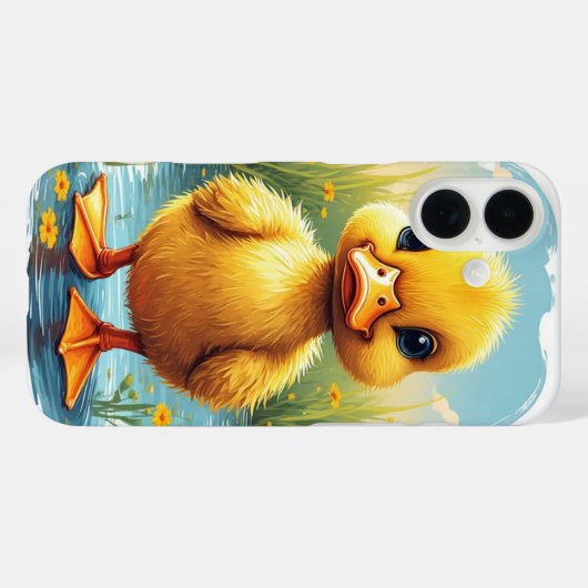 Coques Case-Mate iPhone Baby Duck (Verso (horizontal))