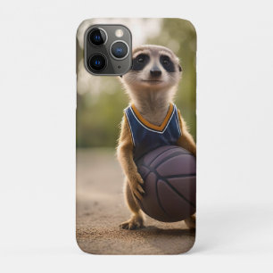Case-Mate iPhone Case Baby Meerkat Joueur de basket-ball,
