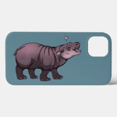 Coques Case-Mate iPhone Baby Pigmy Hippo (Verso (horizontal))
