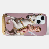 Coques Case-Mate iPhone Baby Riding A Unicorn (Verso (horizontal))