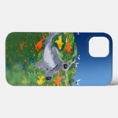 Coques Case-Mate iPhone Baby Shark "Art by Kids" (Verso (horizontal))