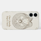 Coques Case-Mate iPhone Baby shower pour deux mamans (Verso (horizontal))