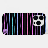 Coques Case-Mate iPhone Bac téléphonique personnalisé avec bandes d'huile  (Verso (horizontal))