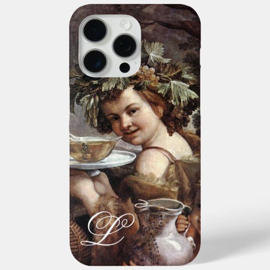 COQUES Case-Mate iPhone BACCHUS AUX RAISINS ET MONOGRAPHIE DE VIN (Verso)
