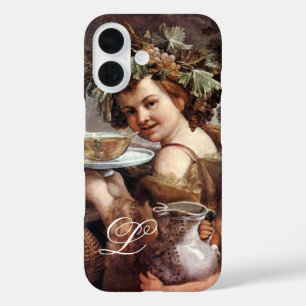 COQUES iPhone 16  BACCHUS AUX RAISINS ET MONOGRAPHIE DE VIN