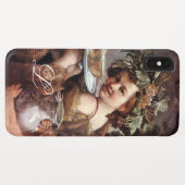 COQUES Case-Mate iPhone BACCHUS AVEC GRAPES ET MONOGRAMME DE VIN (Dos (Horizontal))