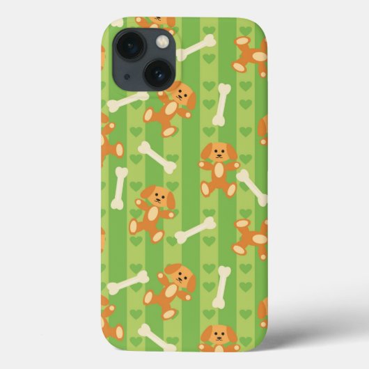 Coques Case-Mate iPhone background witdogs and bonbons (Verso)
