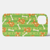Coques Case-Mate iPhone background witdogs and bonbons (Verso (horizontal))