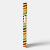Coques Case-Mate iPhone Background with stripes in retro 4 (Verso / Droite)