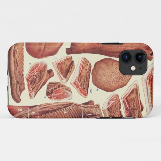 Coques Case-Mate iPhone Bacon et jambon (Dos (Horizontal))