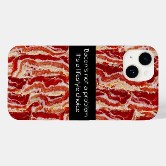Coques Case-Mate iPhone Bacon n'est pas un problème (Verso (horizontal))