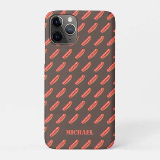 Coques Case-Mate iPhone Bacon personnalisé mignon (Dos)