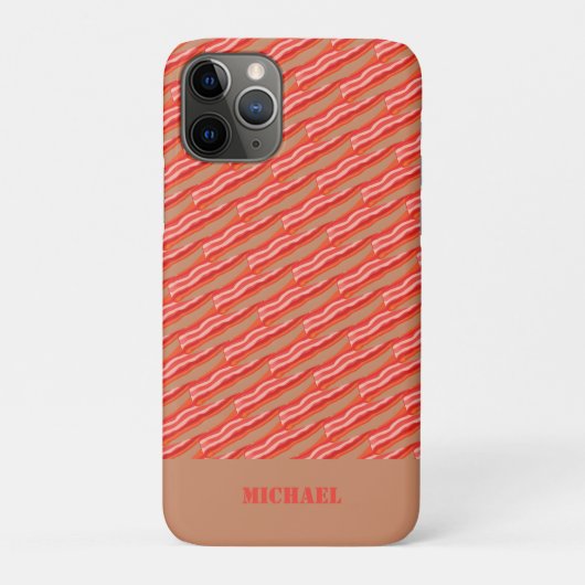 Coques Case-Mate iPhone Bacon personnalisé mignon (Dos)