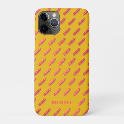 Coques Case-Mate iPhone Bacon personnalisé mignon (Dos)