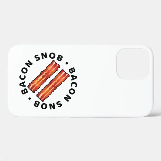 Coques Case-Mate iPhone Bacon Snob (Verso (horizontal))