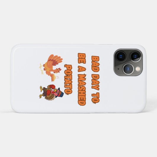 COQUES Case-Mate iPhone "BAD DAY TO BE A MASHED POTATO" (Dos (Horizontal))