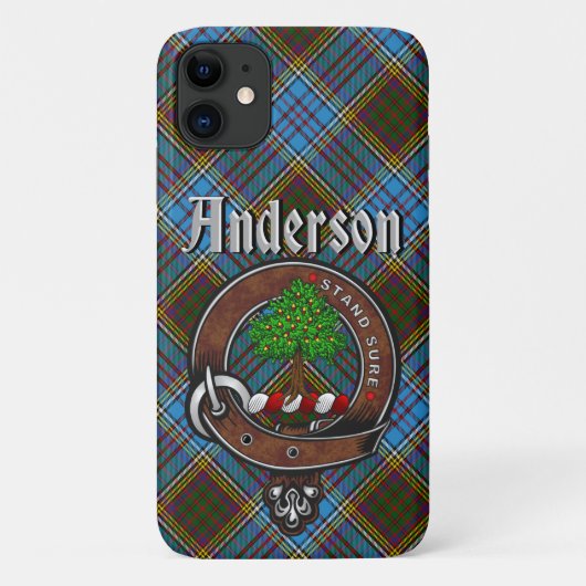 Coques Case-Mate iPhone Badge de clan Anderson et dossier téléphonique Tar (Dos)