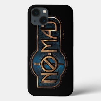 iPhone 13 Coque Badge NO-MAJ™ en or et marbre