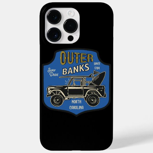 Coques Case-Mate iPhone Badge Outer Banks NC (Verso)