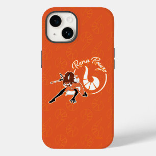 Coque Pour iPhone 14 Badge Rena Rouge