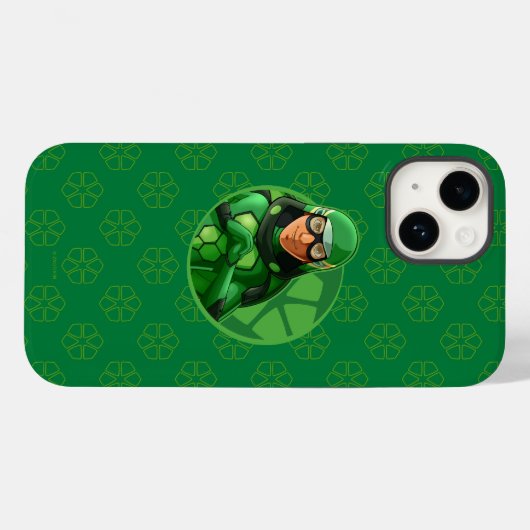 Coques Case-Mate iPhone Badge vert Carapace (Verso (horizontal))