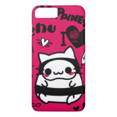 Coques Case-Mate iPhone bae bae cats fuchsia (Dos)