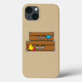 Coques Case-Mate iPhone Bagages de dessin (Verso)