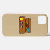 Coques Case-Mate iPhone Bagages de dessin (Verso (horizontal))