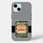 Coques Case-Mate iPhone Bagel Petit Déjeuner Rétro (Verso)
