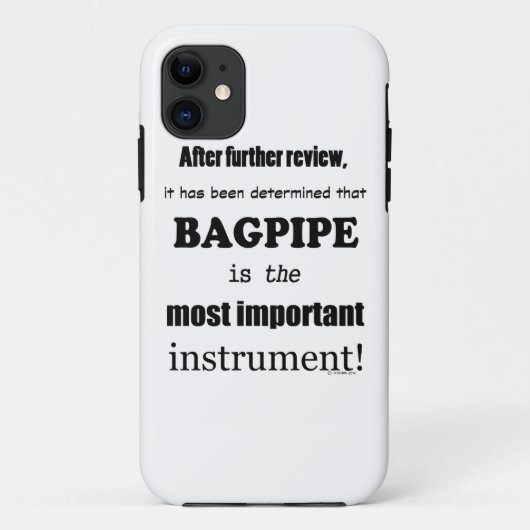 Coques Case-Mate iPhone Bagpipe Instrument le plus important (Dos)
